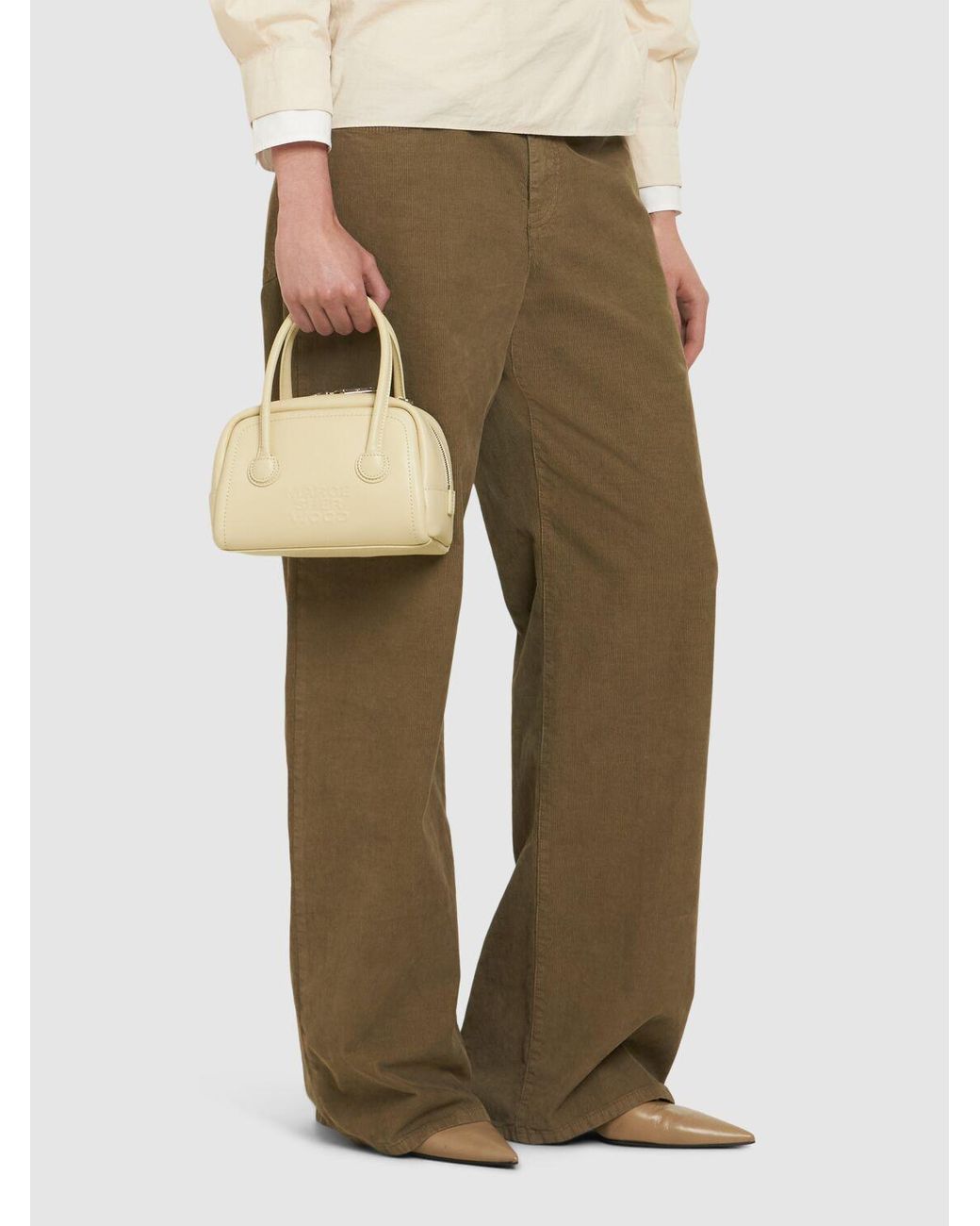 Marge Sherwood Mini Soft Tote Leather Top Handle Bag in