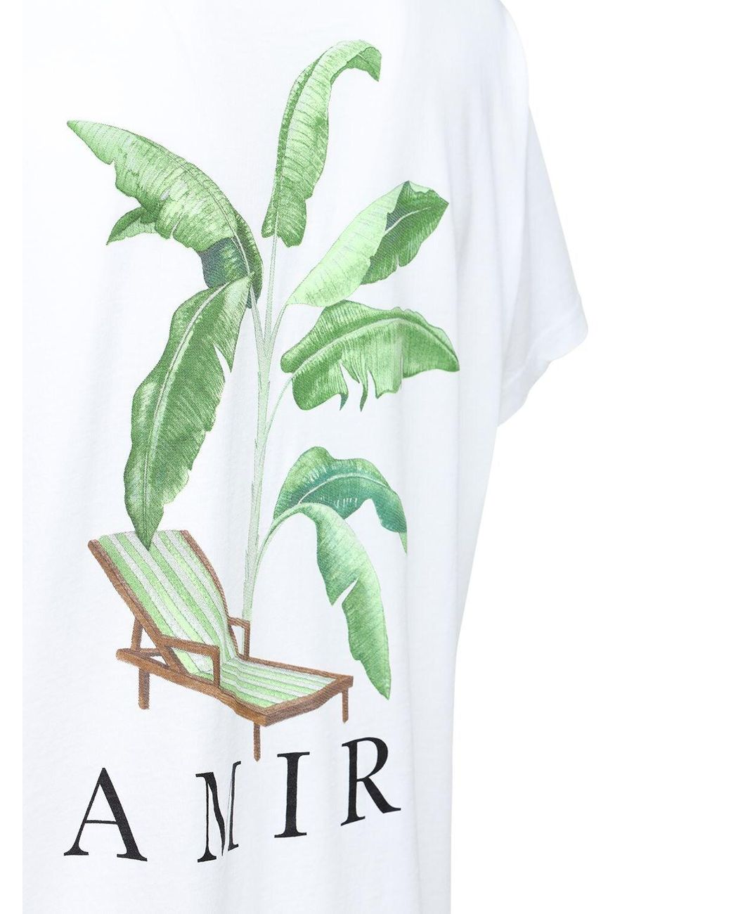 Amiri Banana Tree Print Cotton Jersey T-shirt in White for Men | Lyst