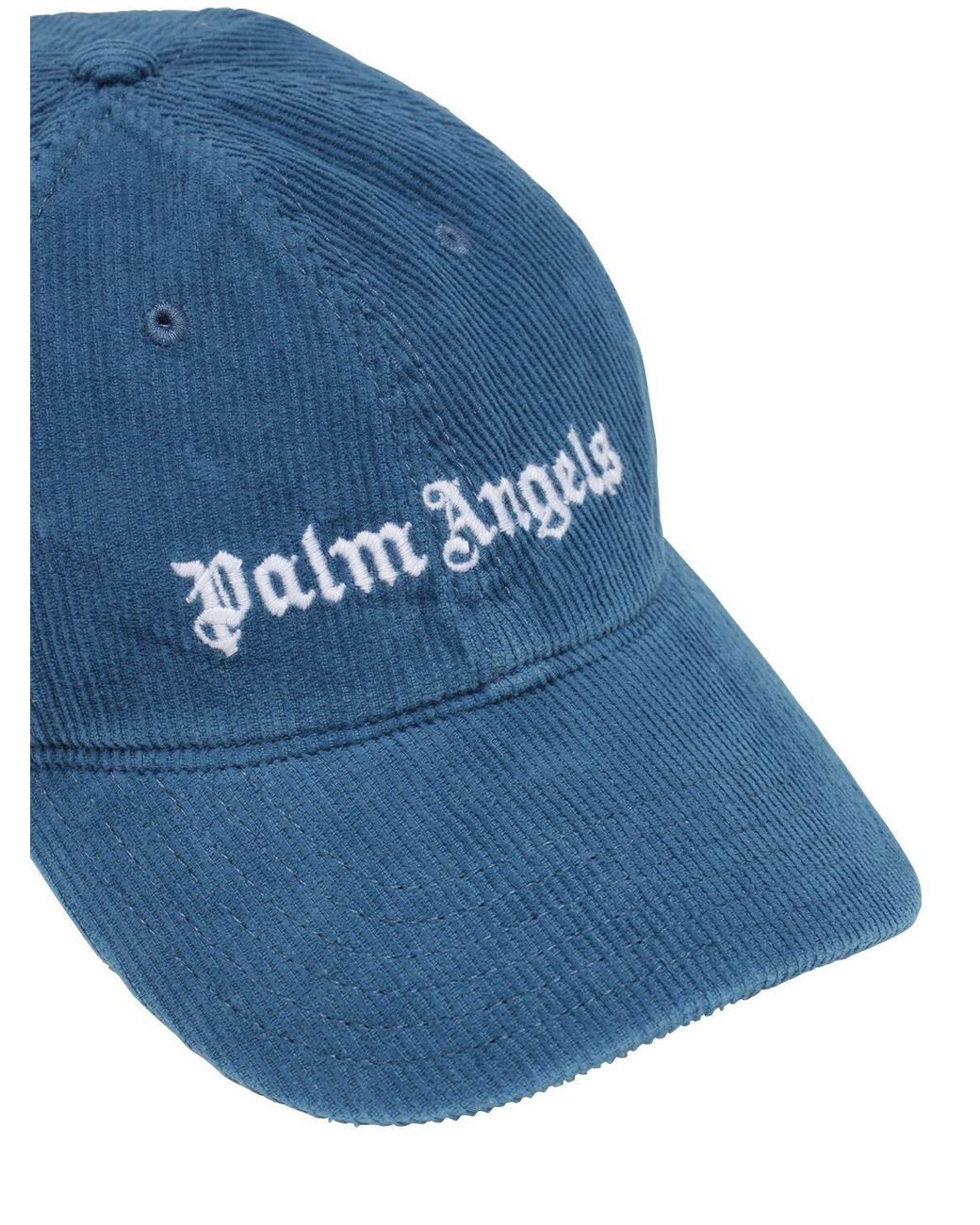 Palm Angels Corduroy Cord Logo Cap in 
