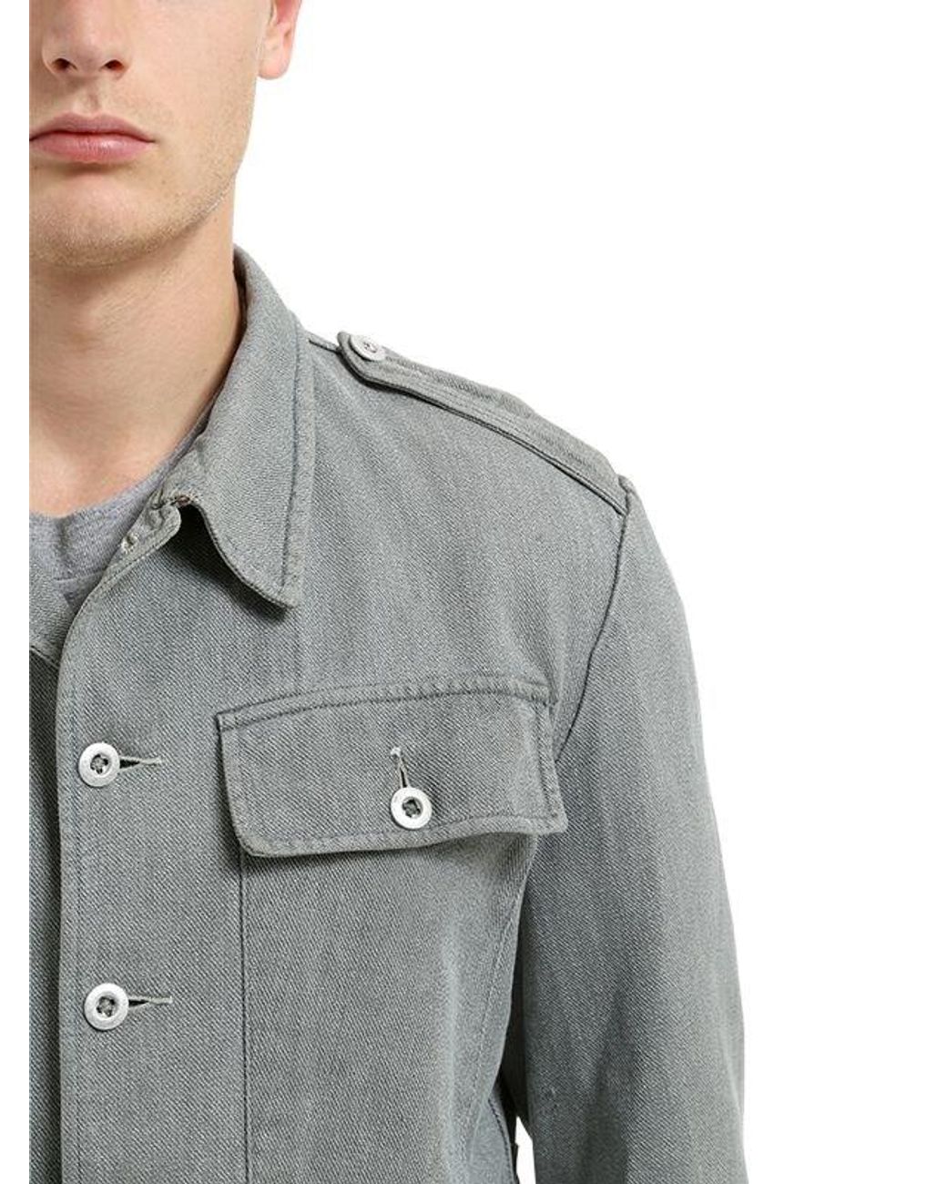 Veste Style Chemise Militaire "armée Suisse" MYAR pour homme en coloris  Gris | Lyst