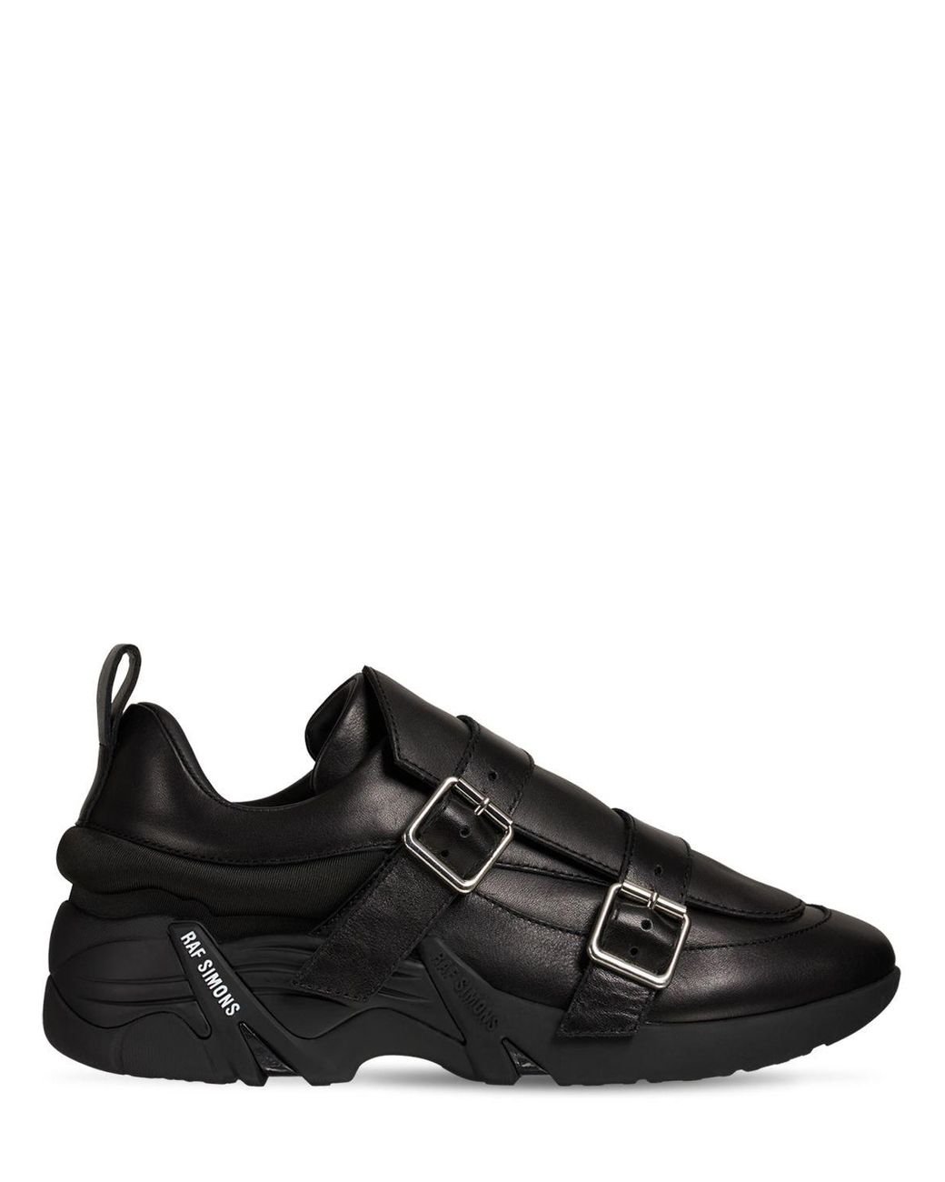 Raf Simons Antei-22 Leather Low-top Sneakers in Black for Men | Lyst