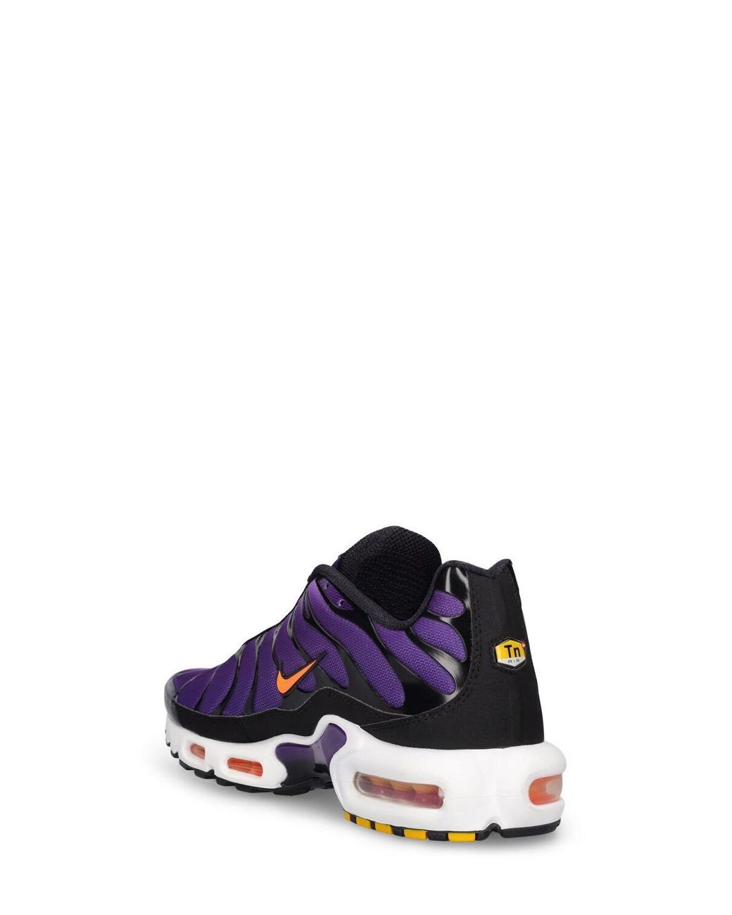 Purple and yellow store air max plus