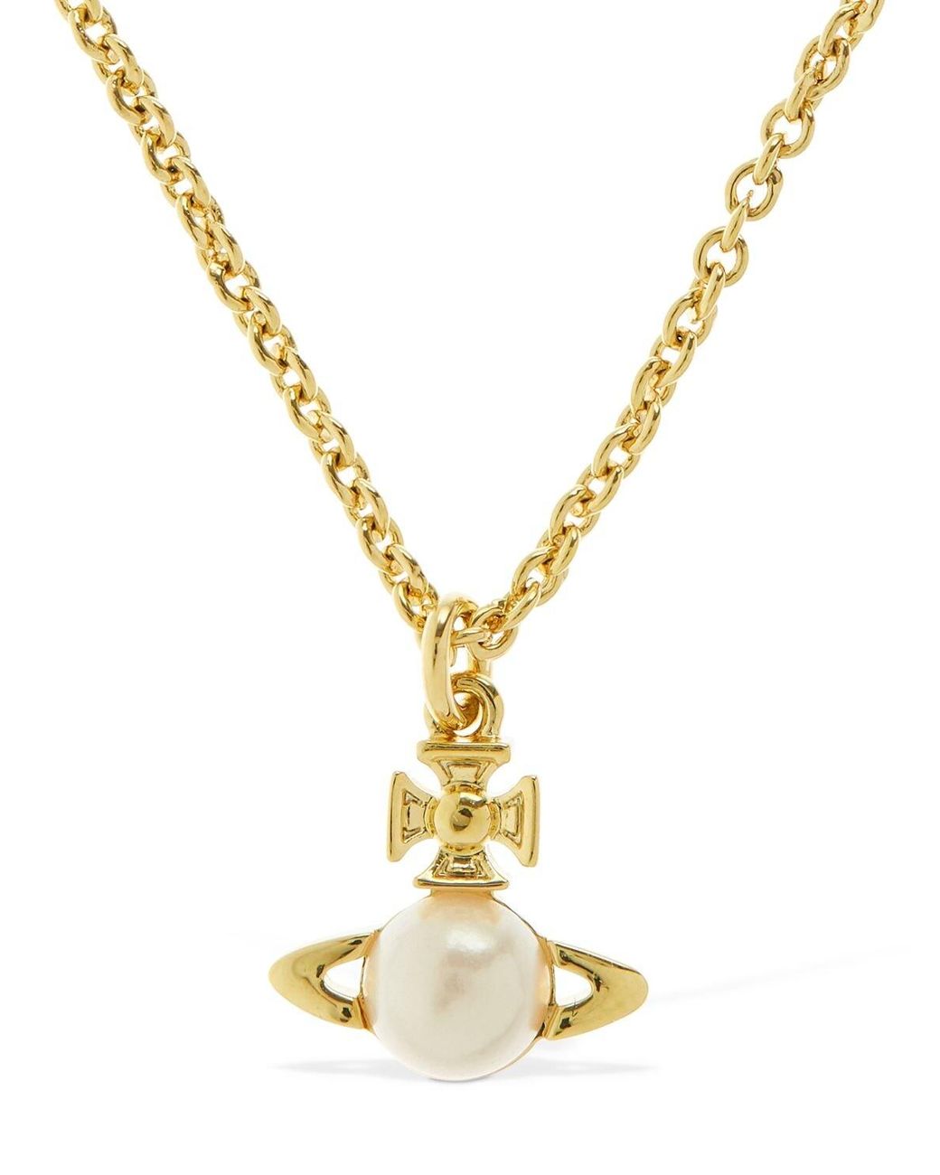 Vivienne Westwood Balbina Imitation Pearl Pendant Necklace