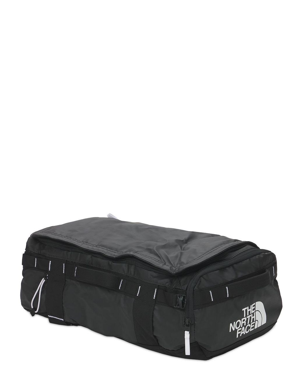 The North Face 32l Base Camp Voyager Duffle Bag in Black/White (Black