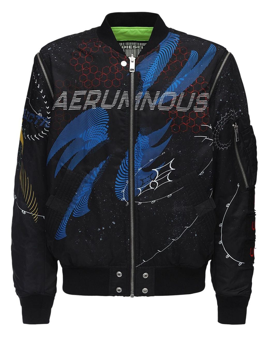 DIESEL Reversible Tech Bomber Jacket for Men Lyst Canada