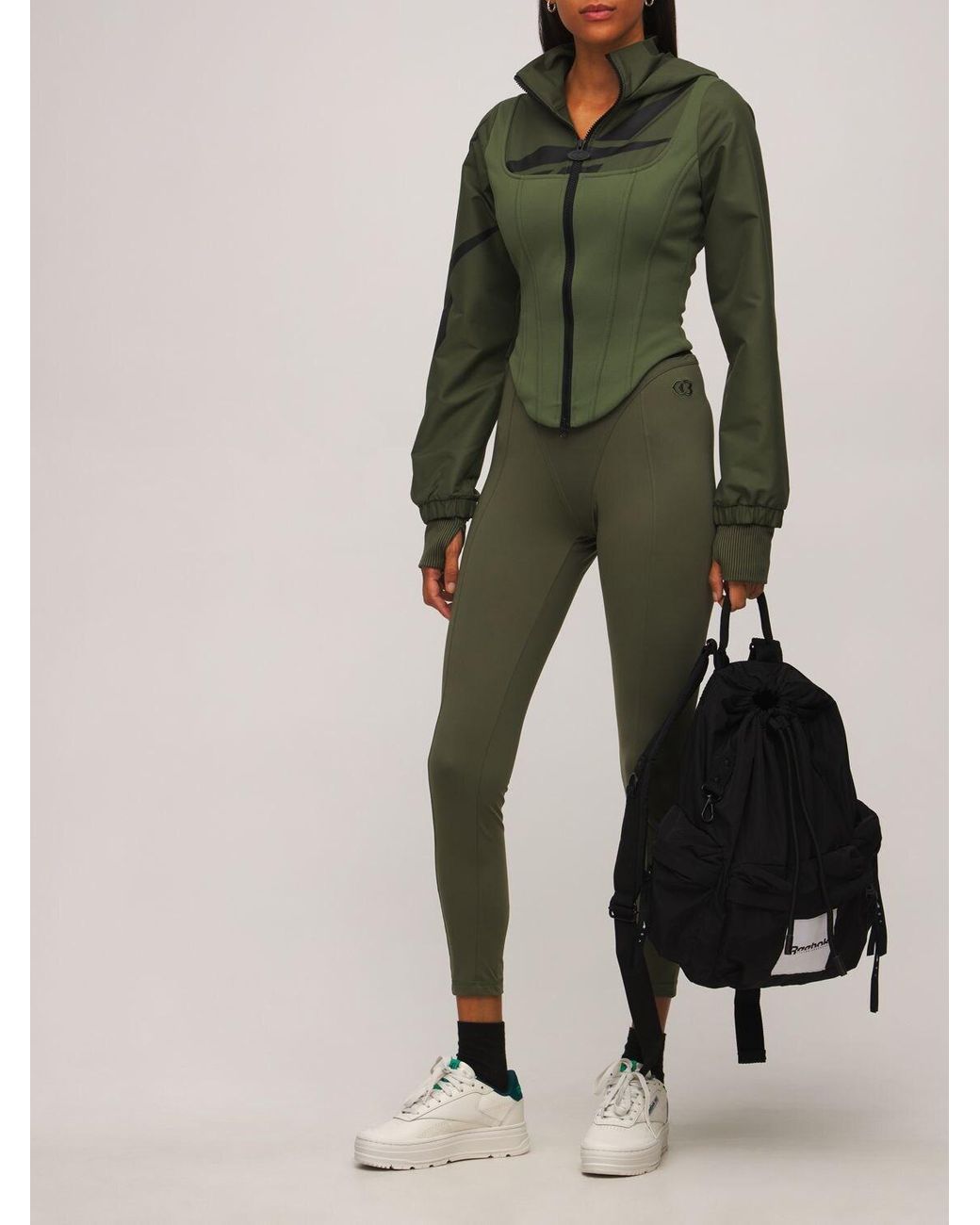 cardi b reebok corset hoodie