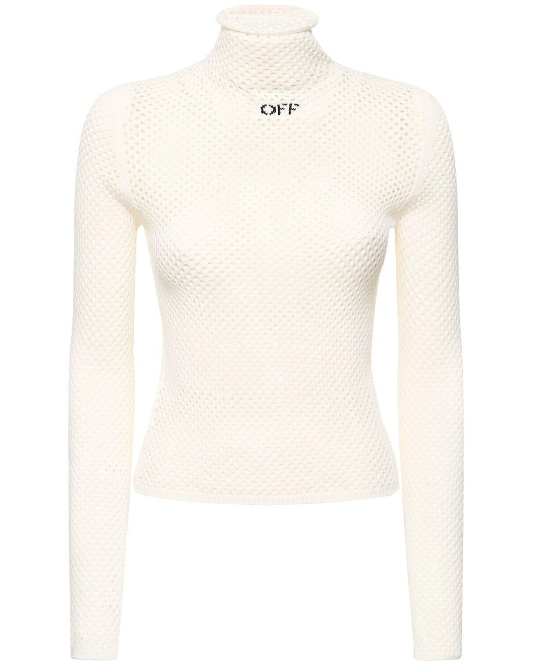 Off white deals ribbed turtleneck