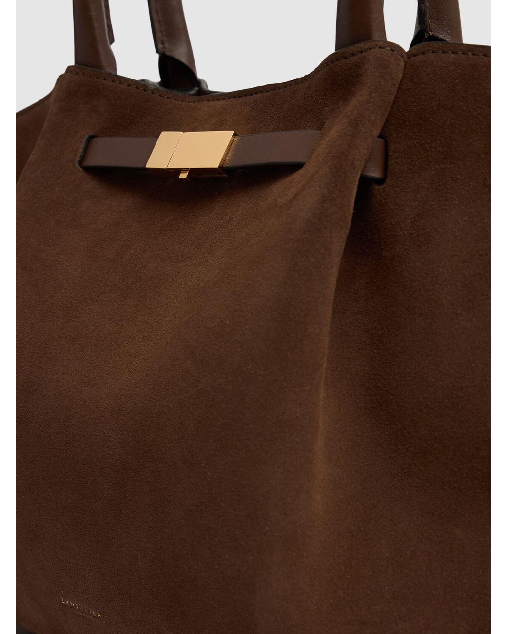 DeMellier London Midi New York Suede Tote Bag in Brown Lyst Canada