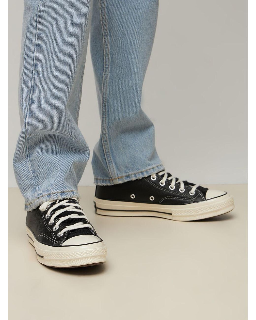 converse 70s leather black