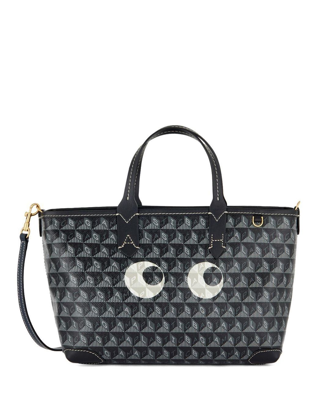 Anya Hindmarch Xs I Am A Plastic Bag Tote Bag in Black Lyst