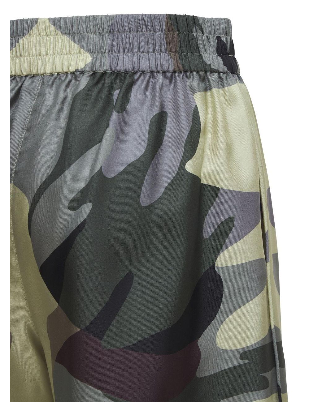 Burberry Tawney Silk Printed Shorts | Lyst UK