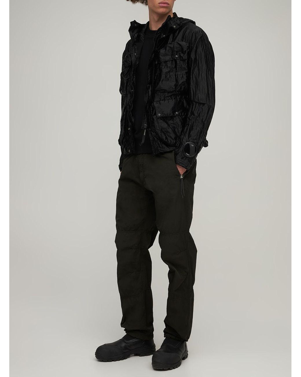 C.P. Company Kan-d La Mille Nylon Jacket in Black for Men | Lyst