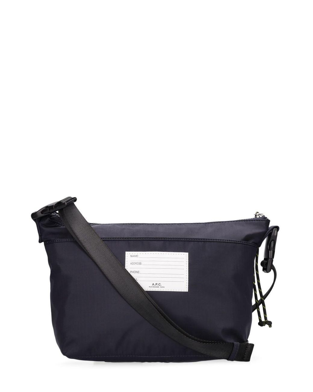 A.P.C. Nylon Messenger Bag in Blue for Men | Lyst