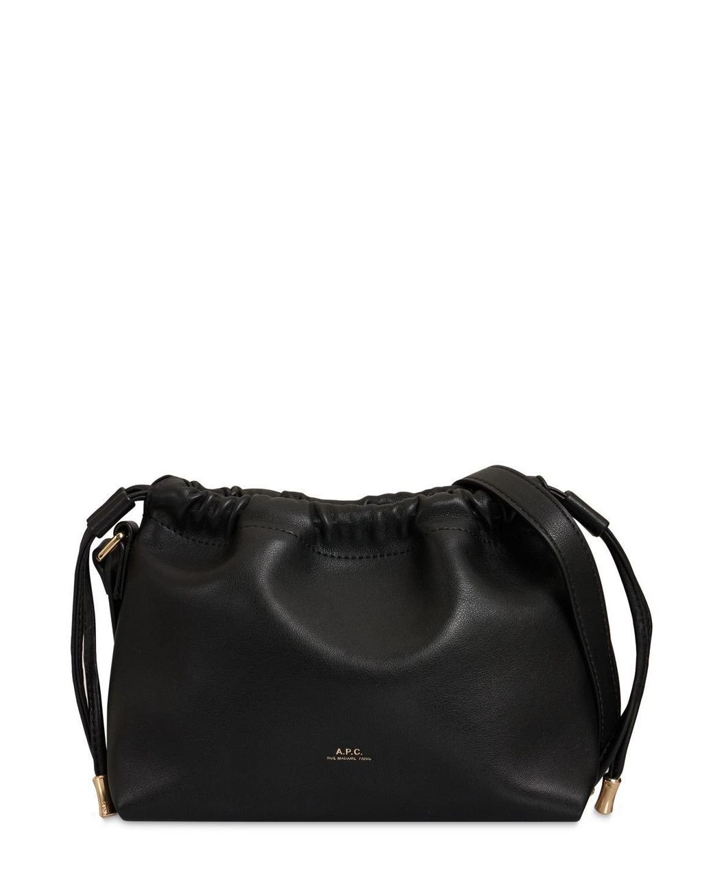 A.P.C. Sac Ninon Mini Shoulder Bag in Black | Lyst