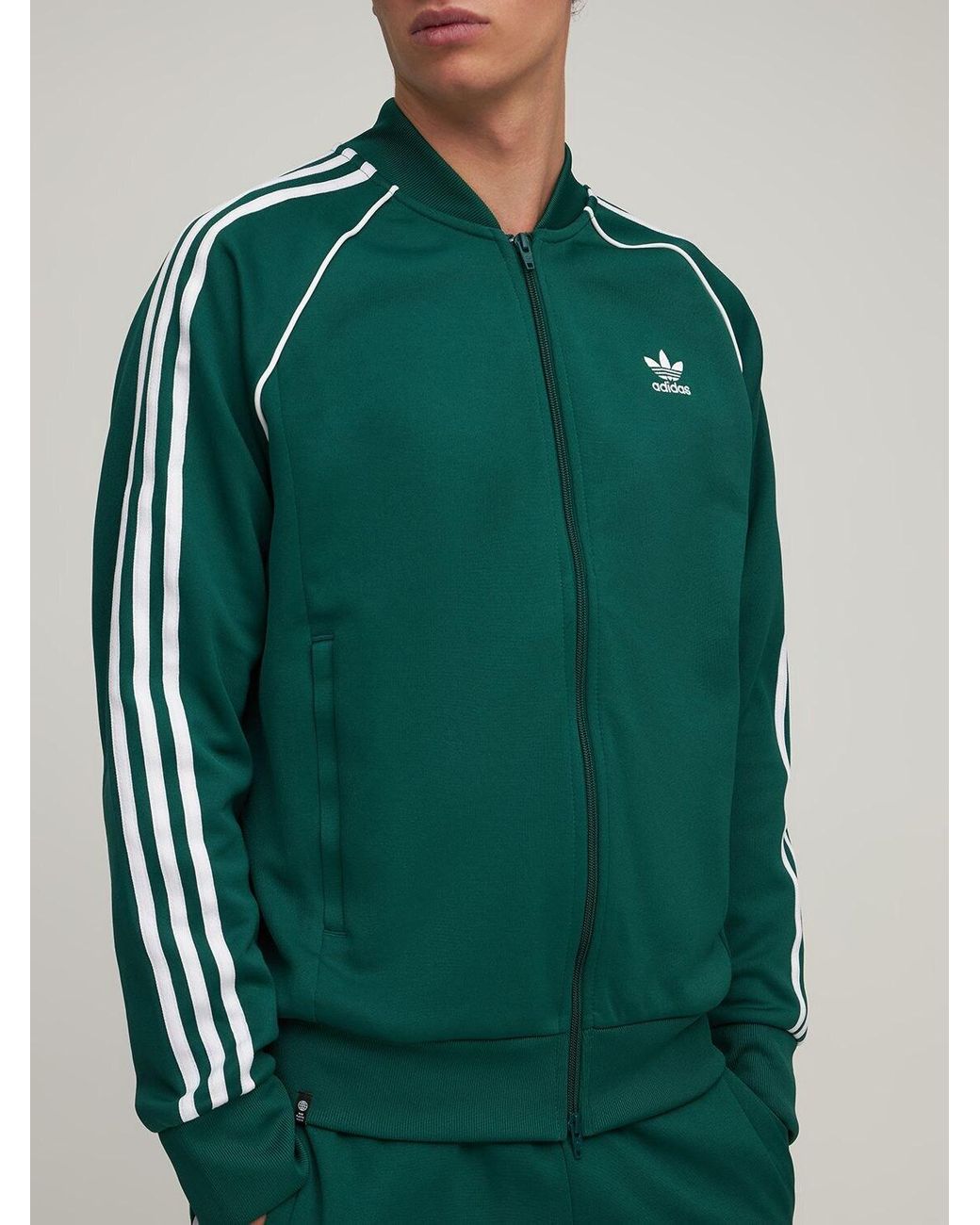 adidas Originals Sst Primeblue Track Top in Green for Men Lyst UK