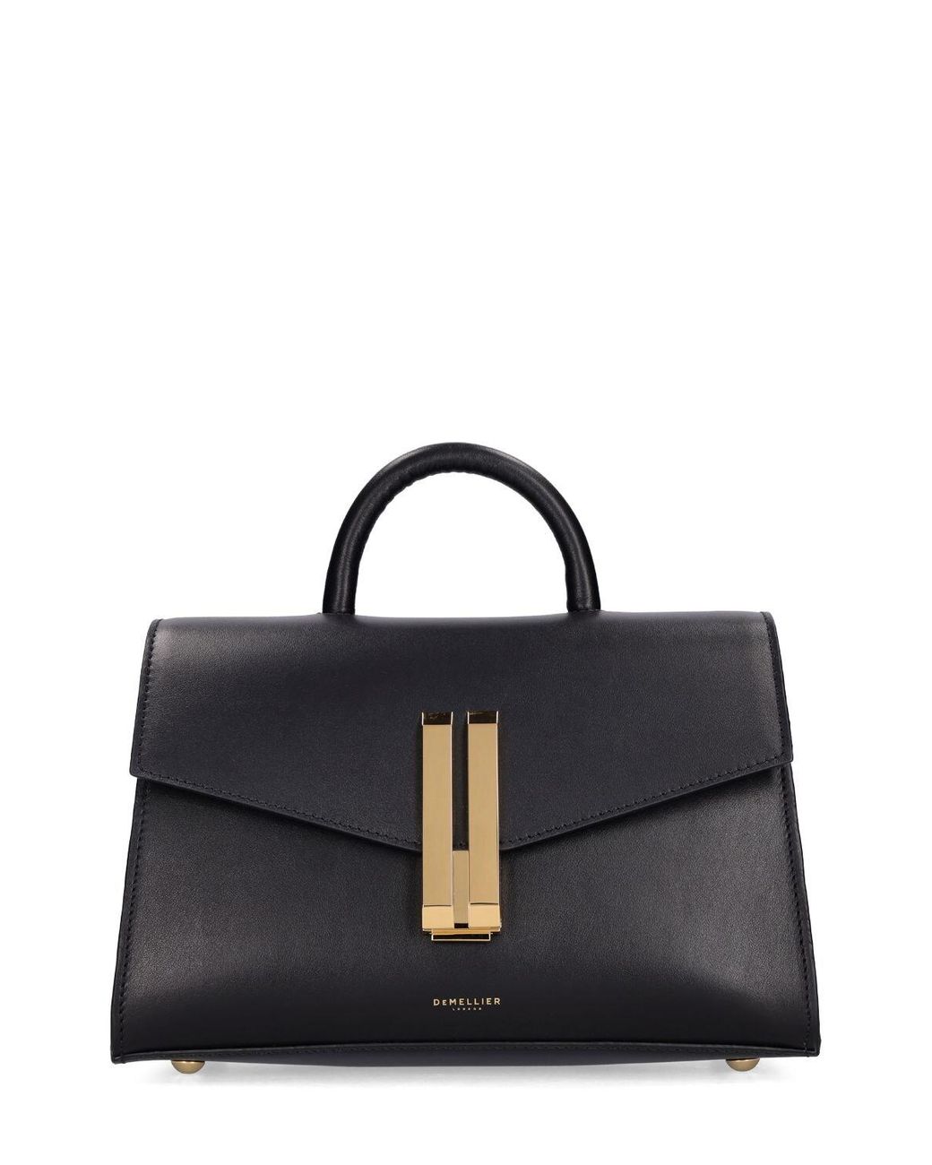 DeMellier Midi Montreal Smooth Leather Bag in Black | Lyst UK