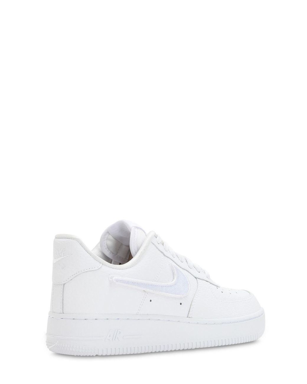"Sneakers ""air Force 1-100"" Logo Intercambiable" Nike de Cuero de color  Blanco | Lyst