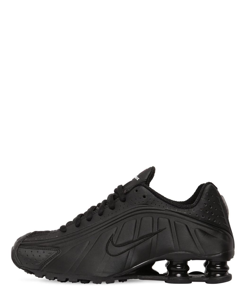 Nike Shox R4 Sneakers in Black - Lyst