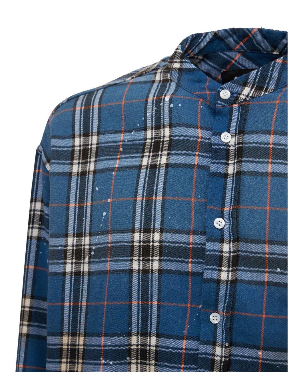Someit K.o.k Ls Vintage Flannel Shirt in Blue for Men | Lyst