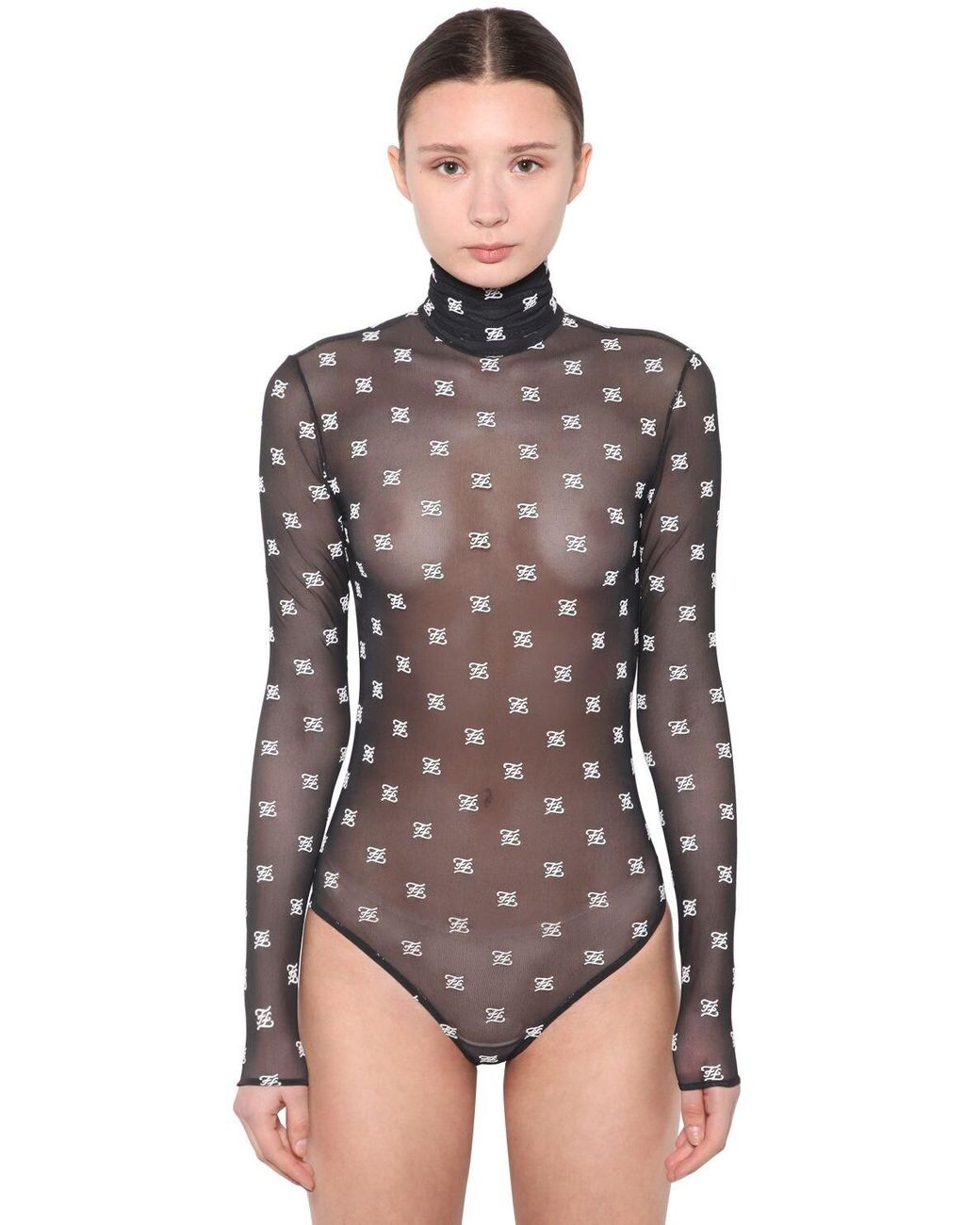 Fendi logo bodysuit cheap