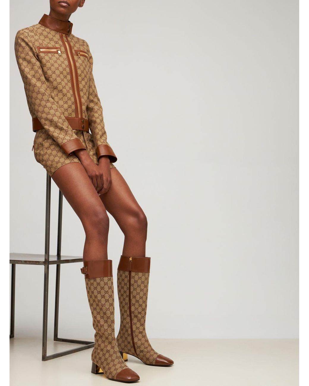 Tall gucci boots on sale