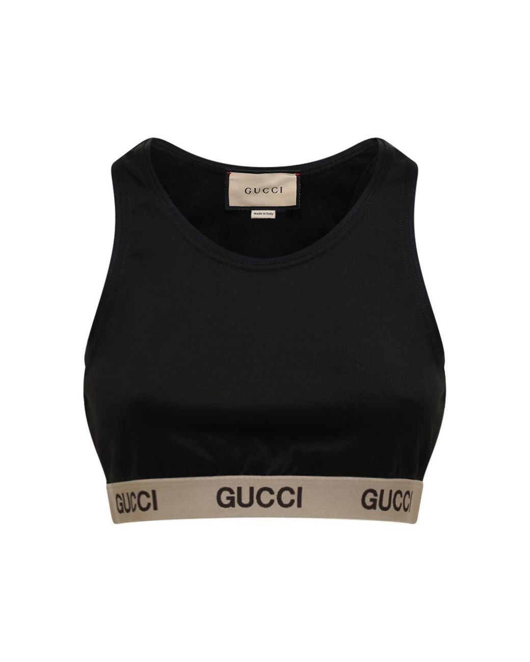 Gucci Black The North Face Edition Cropped Sports Top