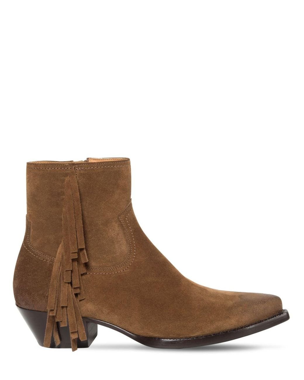 Mens on sale fringe boots