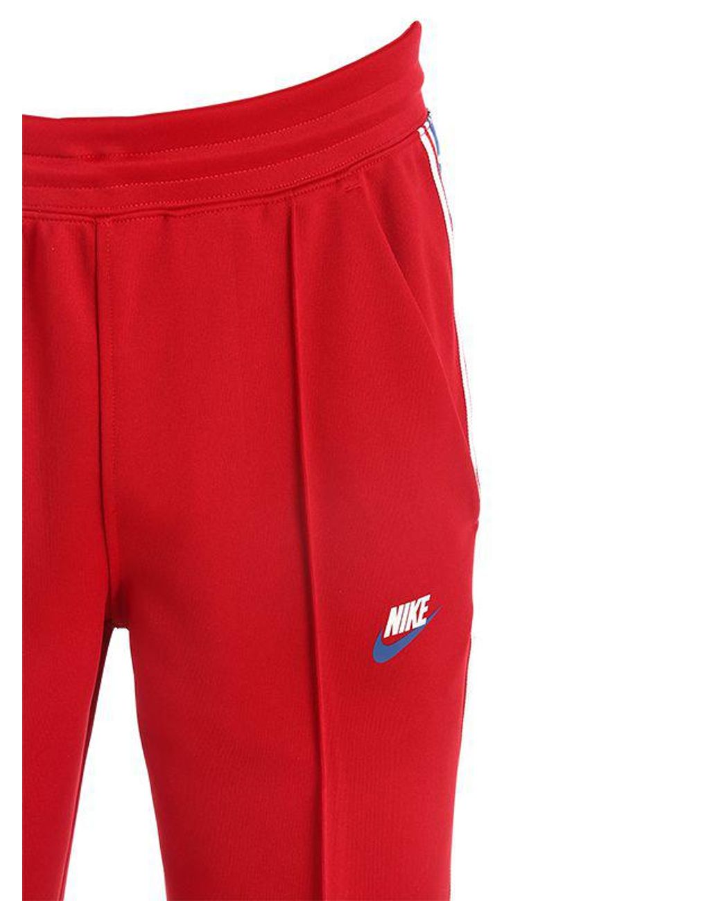 Pantalones Deportivos Con Bandas Laterales de de Rojo | Lyst