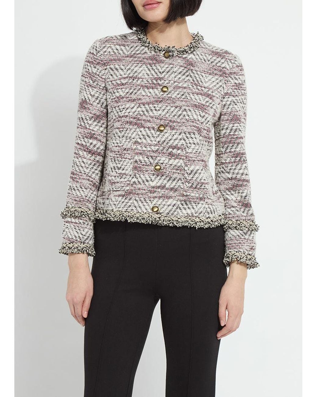 Lyssé Gray Cleo Tweed Jacket