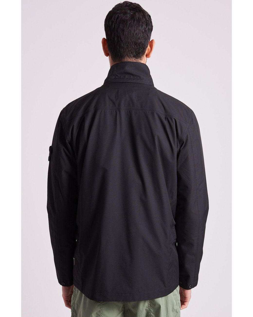 Stone Island 40430 Ripstop Gore-tex Jacket in Black for Men | Lyst