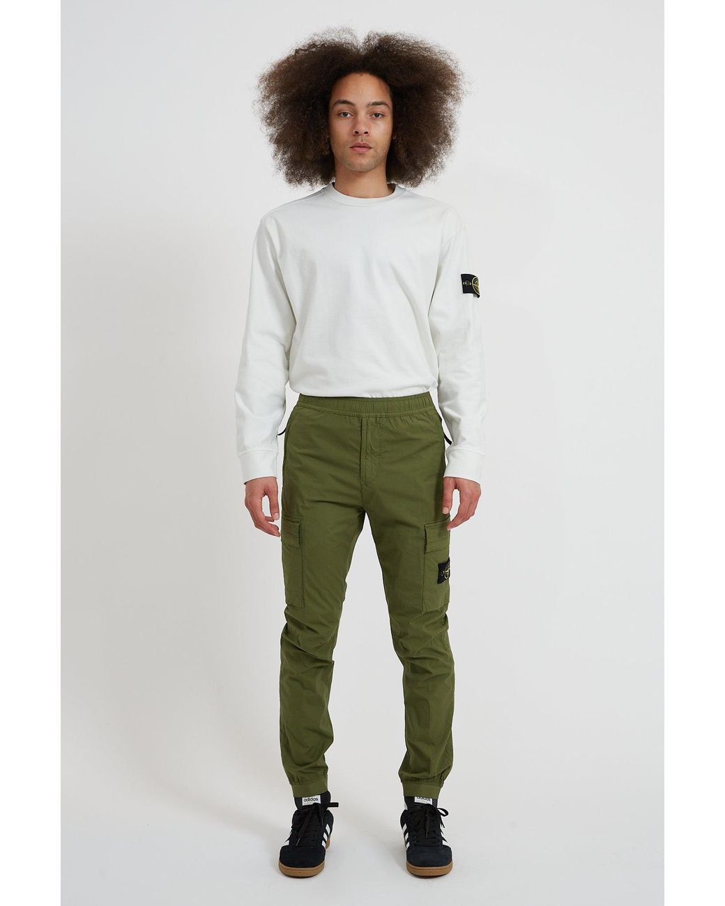 Stone Island 31303 Stretch Cotton Tela 