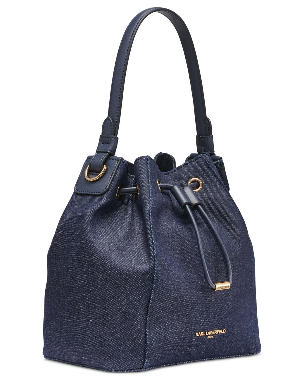 KARL LAGERFELD Adele Bucket Bag in Blue | Lyst display picture 2