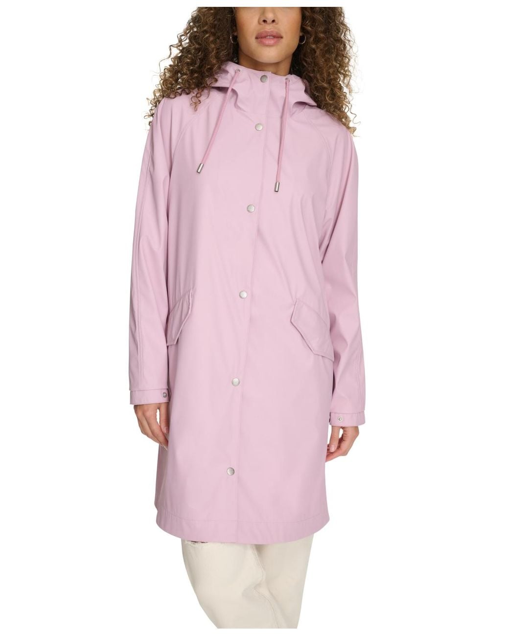 Levi's Pink Raglan Sleeve Rain Collar Jacket