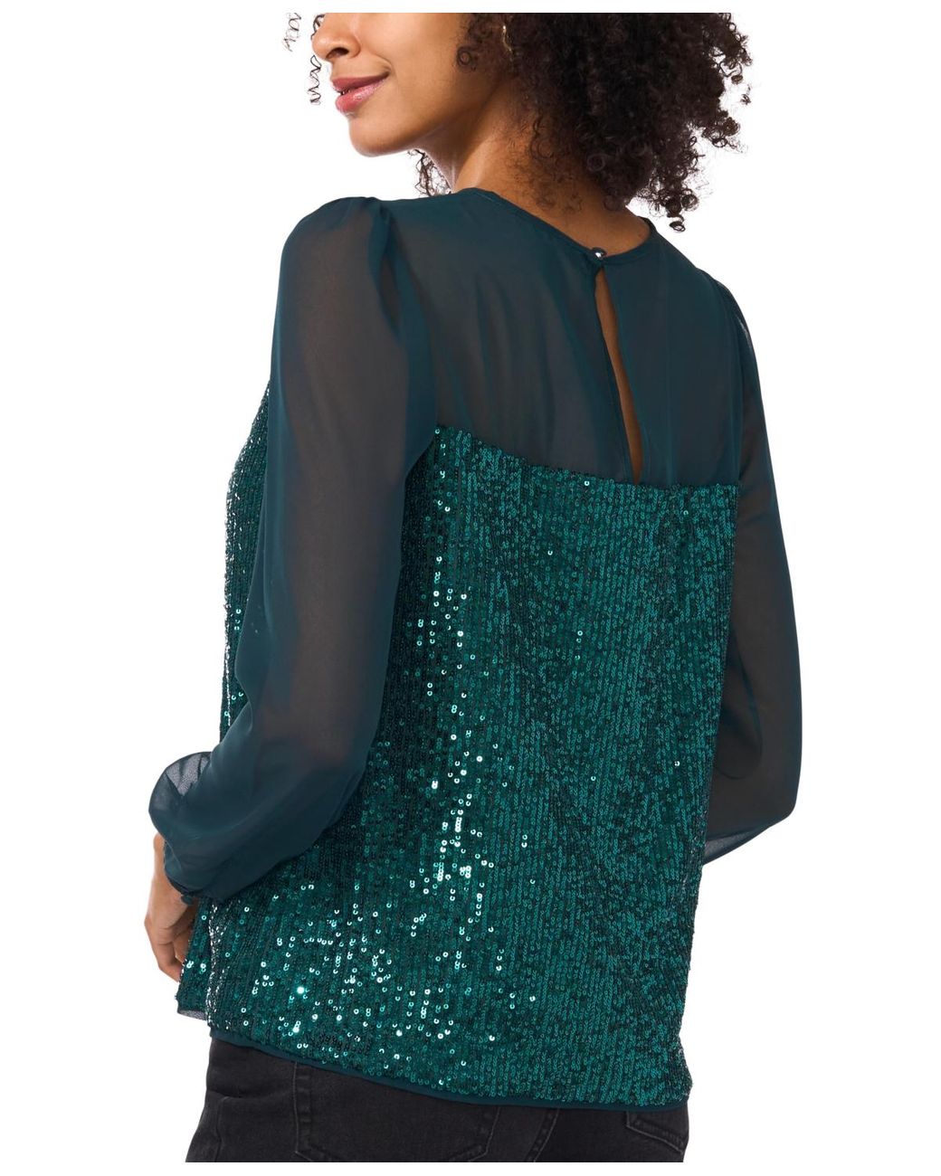 vince camuto sequin top