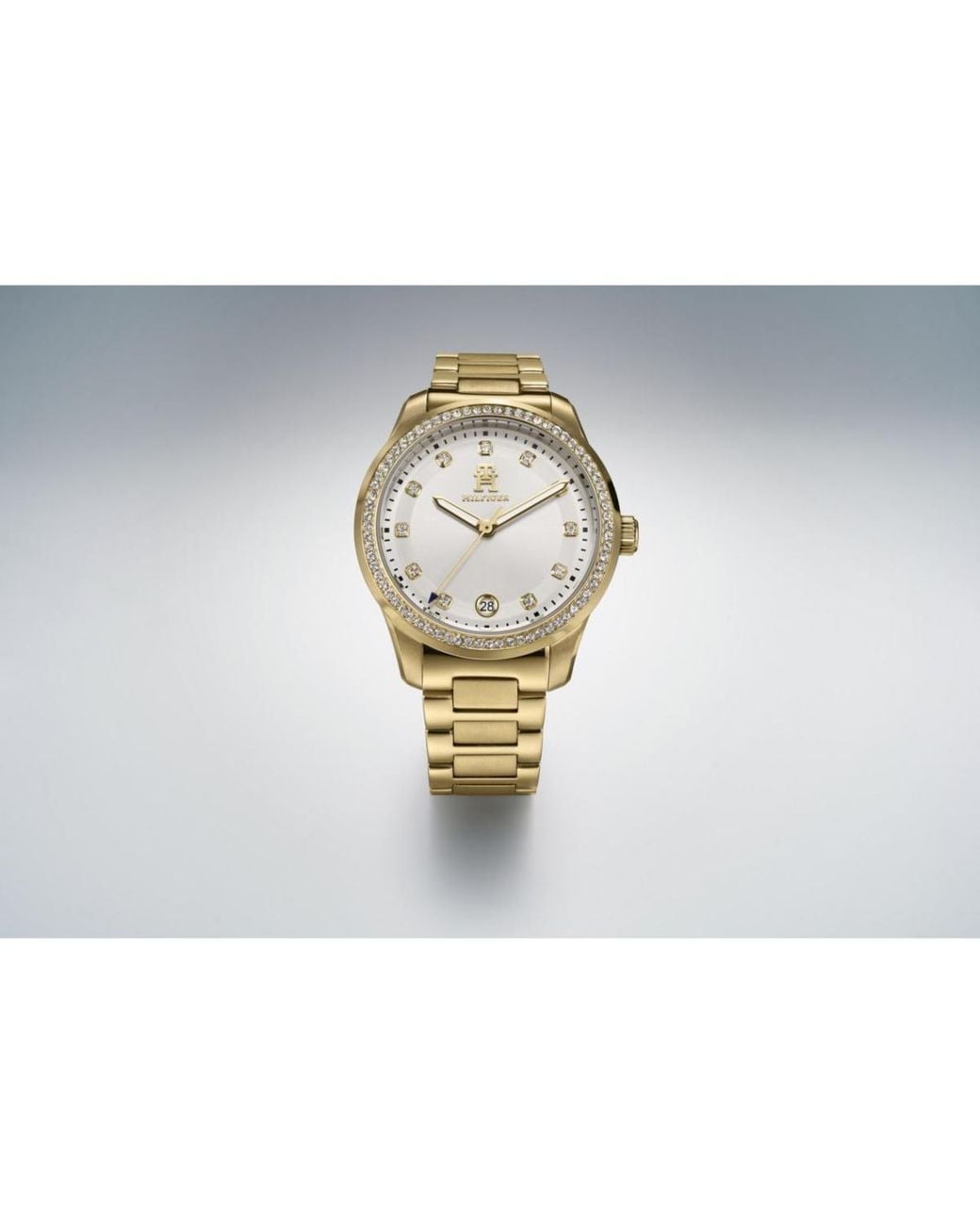 Tommy Hilfiger Metallic Quartz -tone Stainless Steel Bracelet Watch 36mm