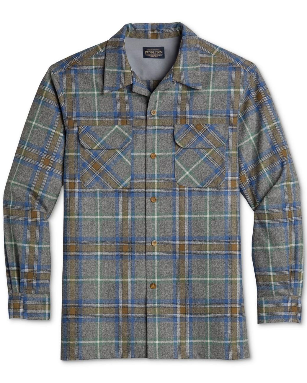 Pendleton Wool Button Down Original Board Shirt in Blue for Men | Lyst