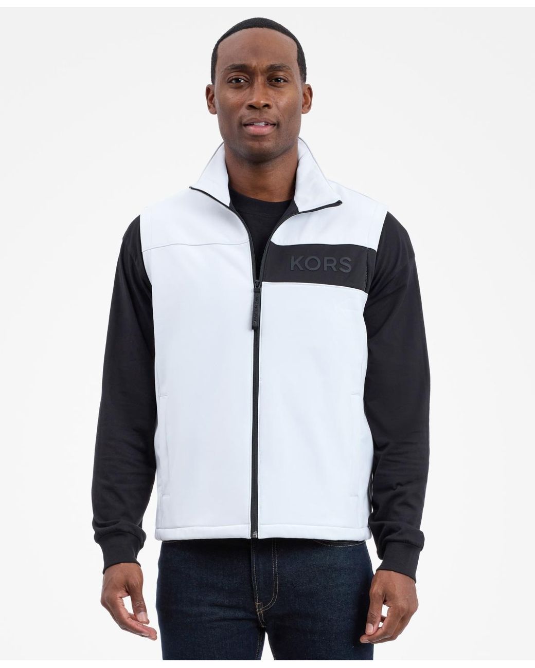 Michael Kors Blue Softshell Vest for men