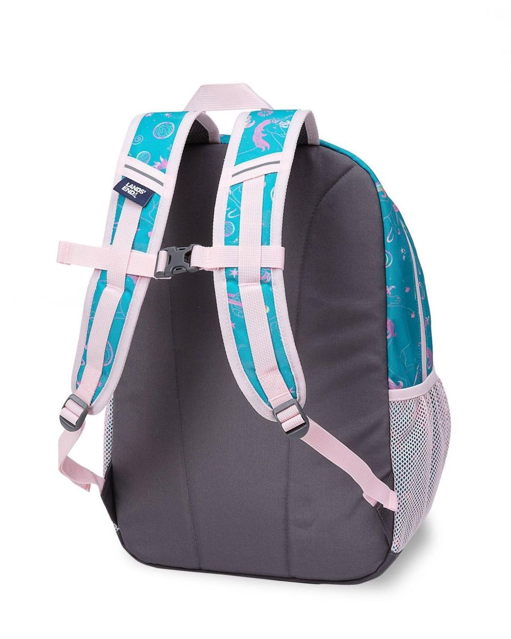 Lands' End Blue Kids Classmate Medium Backpack