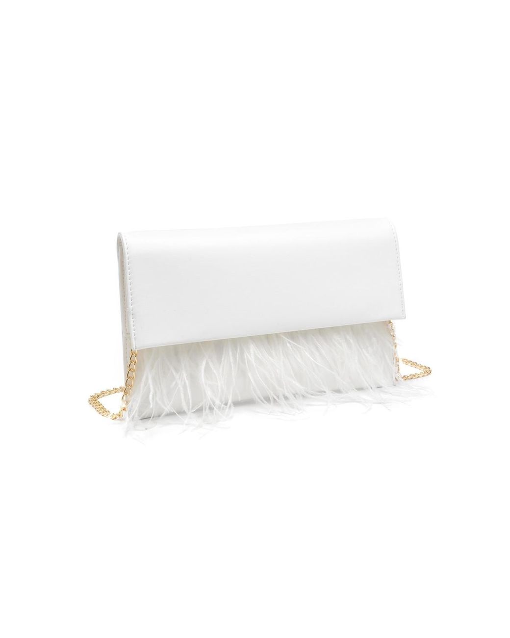 Moda Luxe White Everlee Clutch