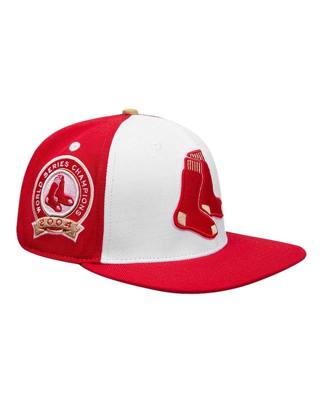 Pro Standard White, Red Boston Red Sox Strawberry Ice Cream Drip