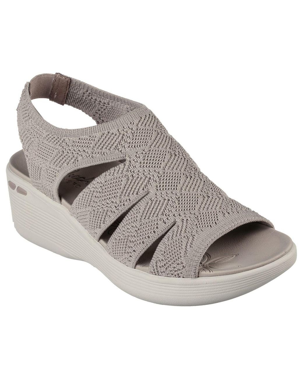 Skechers Pierlite Crochet Slipon Wedge Sandals From Finish Line in