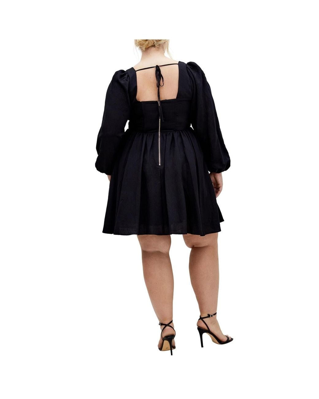 City Chic Plus Size Cordelia Dress in Black | Lyst