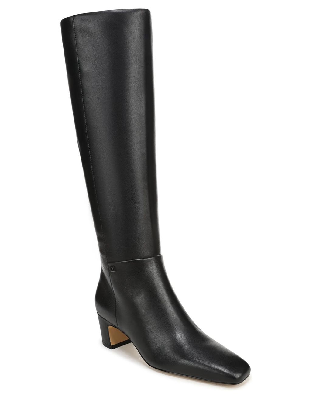 Franco Sarto Black Flexa Shara Square Toe Boots