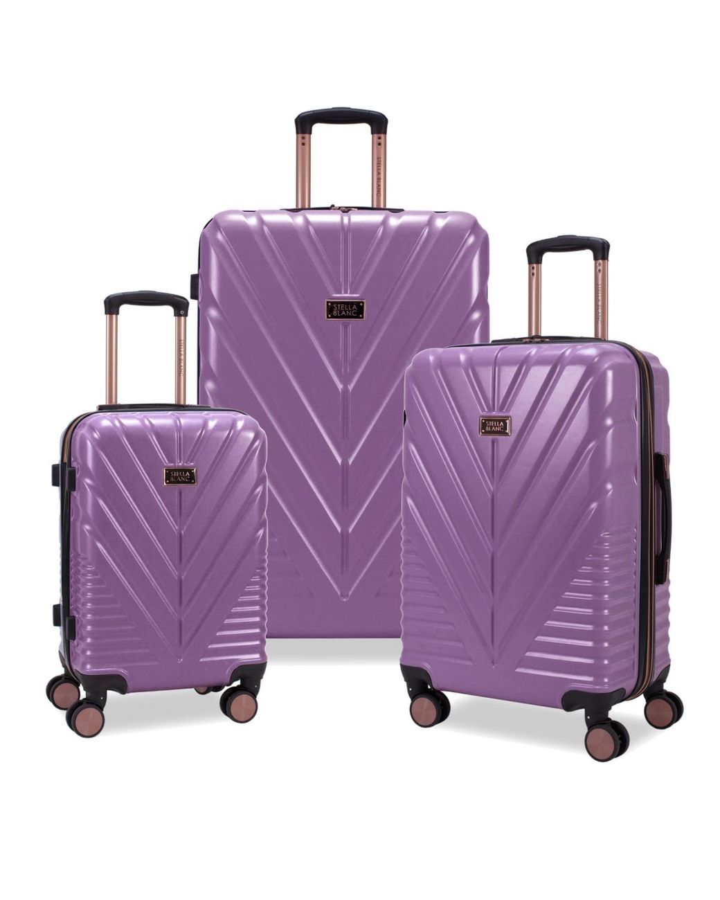 Stella Blanc Nova 3-pc. Hardside Expandable Spinner luggage Set in ...