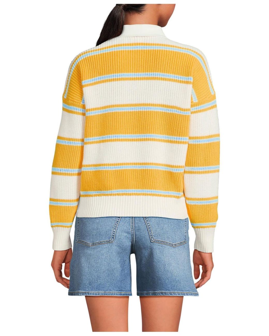 Lands' End Blue Drifter Rugby