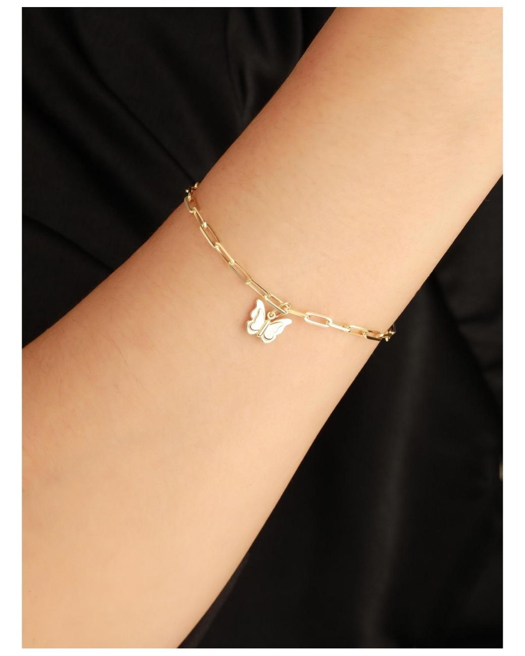 DEVATA Metallic Butterfly Charm