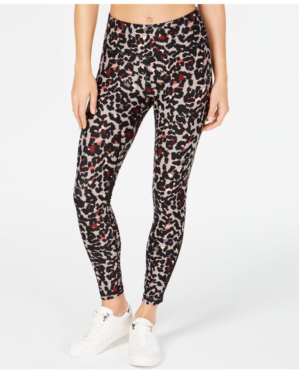 calvin klein leopard print leggings