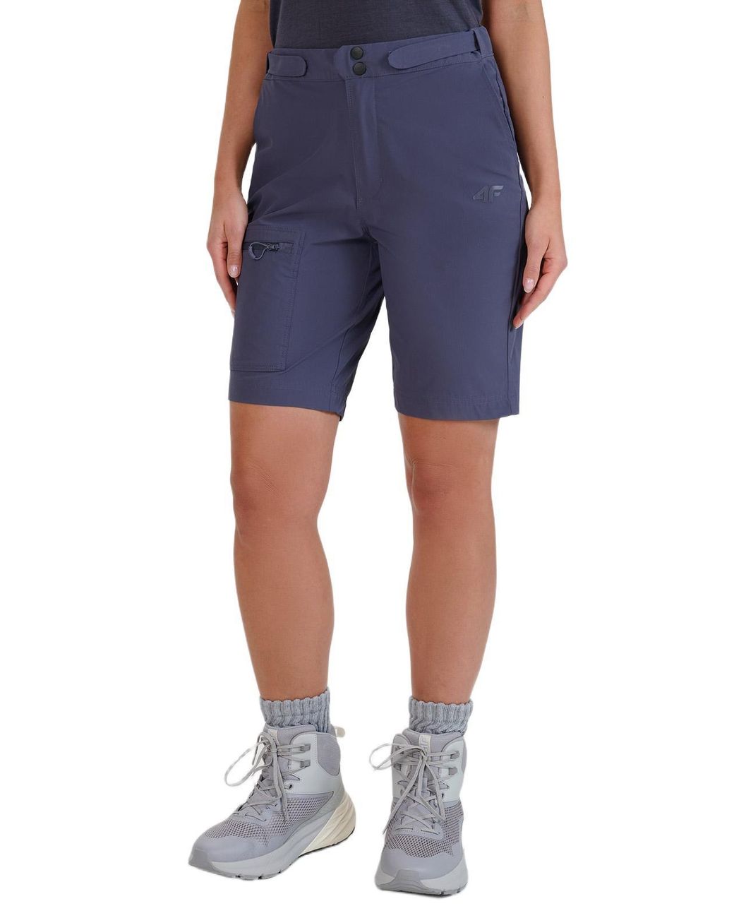 4F Blue Quick-dry Trekking Regular Shorts