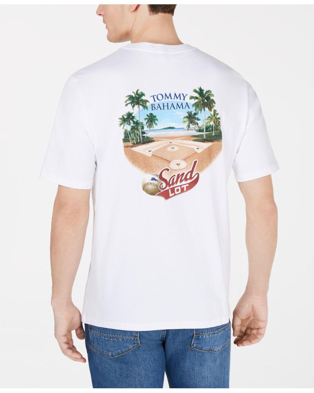 Tommy Bahama Sand Lot Graphic T shirt in White for Men Lyst