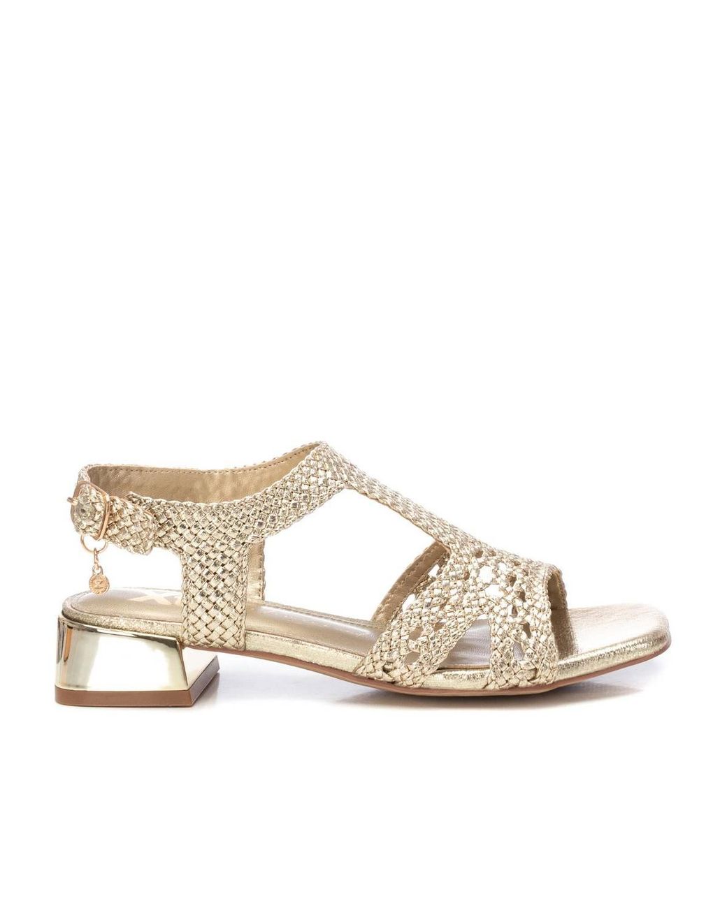 Xti Natural Low Heel Sandals